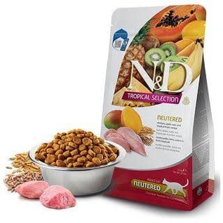 N&D Tropical Selection Kısır Kedi Maması Tavuklu 1.5 KG