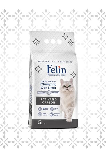 FELİN ACTİVE CARBON KEDİ KUMU 5 LT